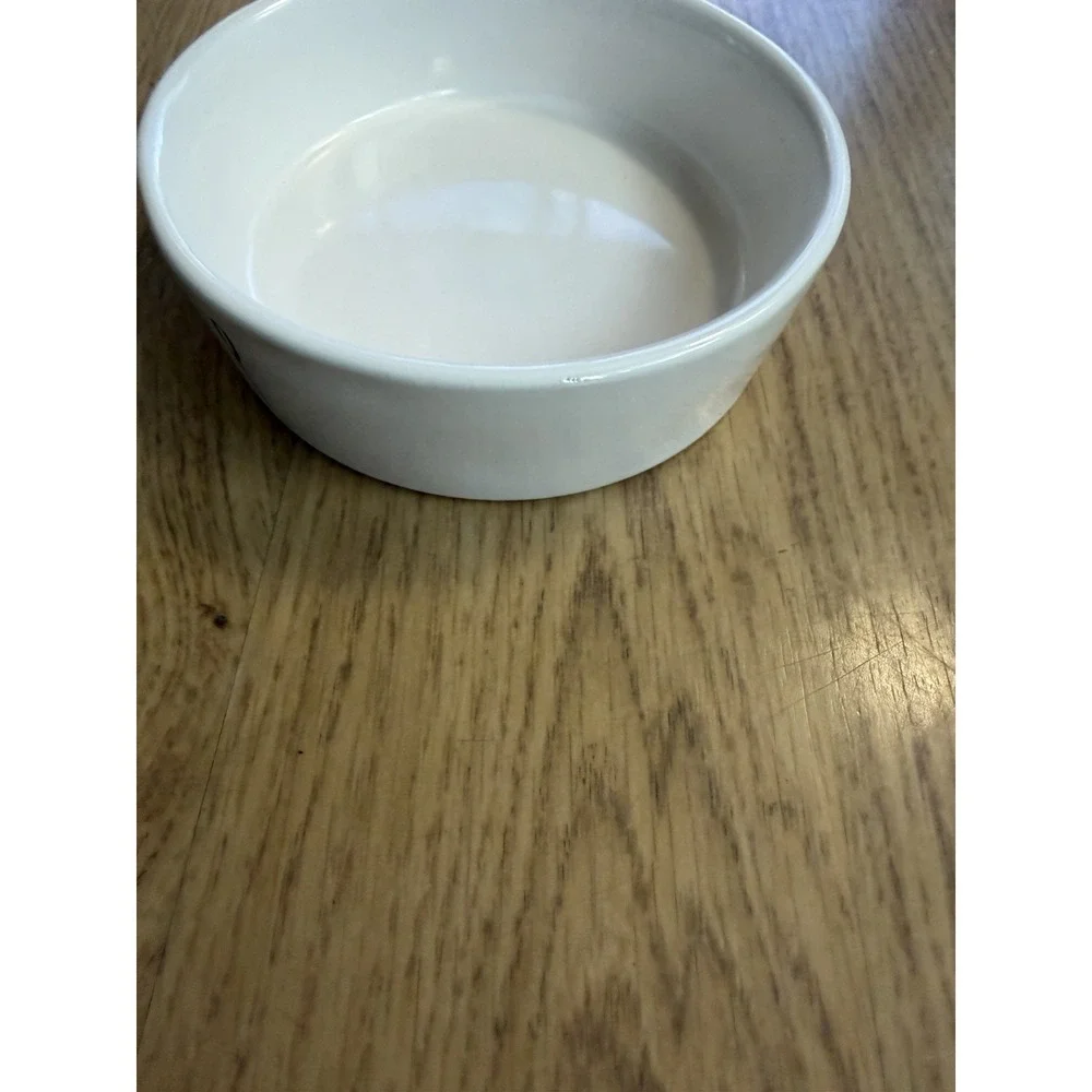 RAE Dunn Ceramic Dog Bowl, Pet Dish for Dogs and Cats
